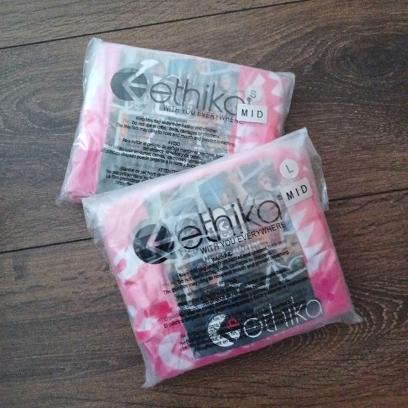 Ethika 2 Piece Pink Leopard Biker Shorts and Sports Bra Set - Picture 4 of 4